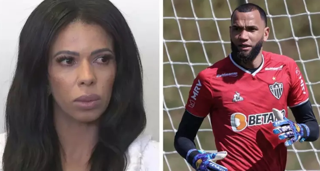 Amante diz que goleiro do Atlético-MG prometeu se separar da esposa para casar com ela
