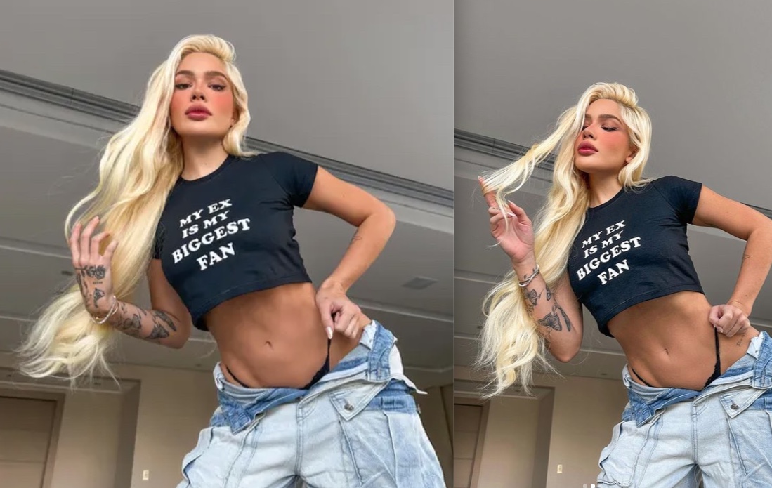 Karoline Lima usa camisa polêmica sobre ex e atual de Éder Militão manda indireta