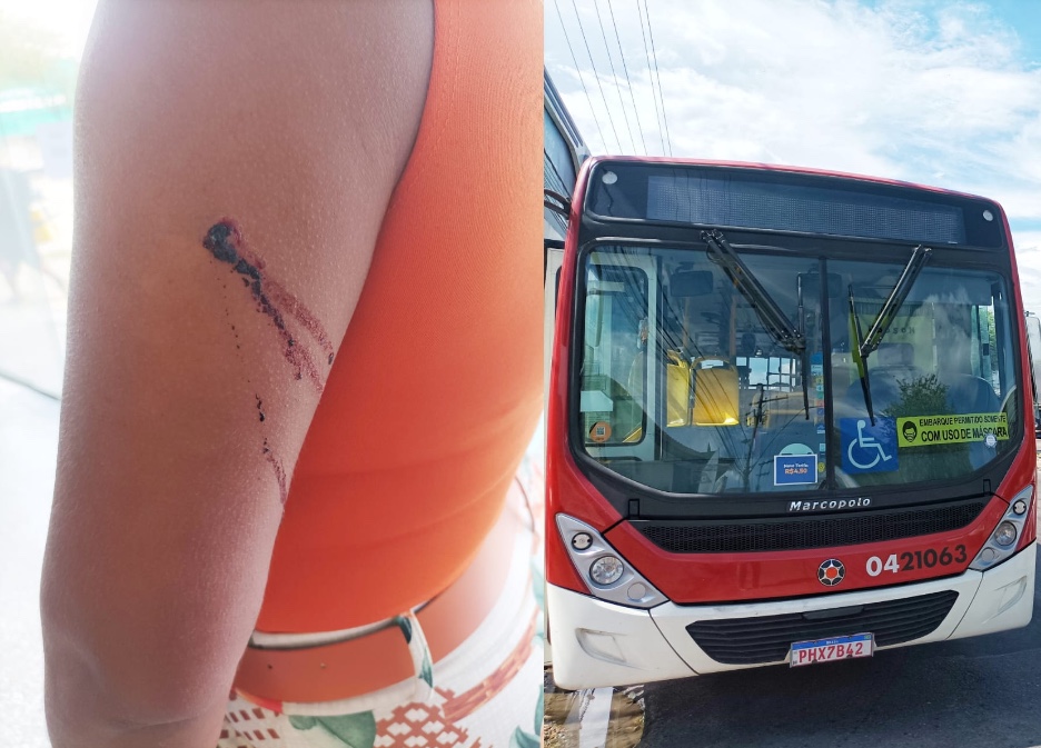Professora é esfaqueada durante assalto a ônibus da linha 600 em Manaus