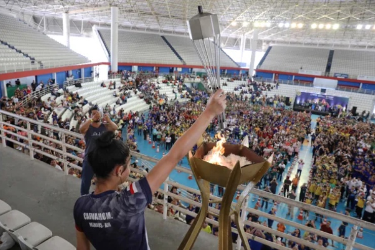 Mais de 7 mil alunos participam da abertura da 44ª edição dos Jogos Escolares do Amazonas