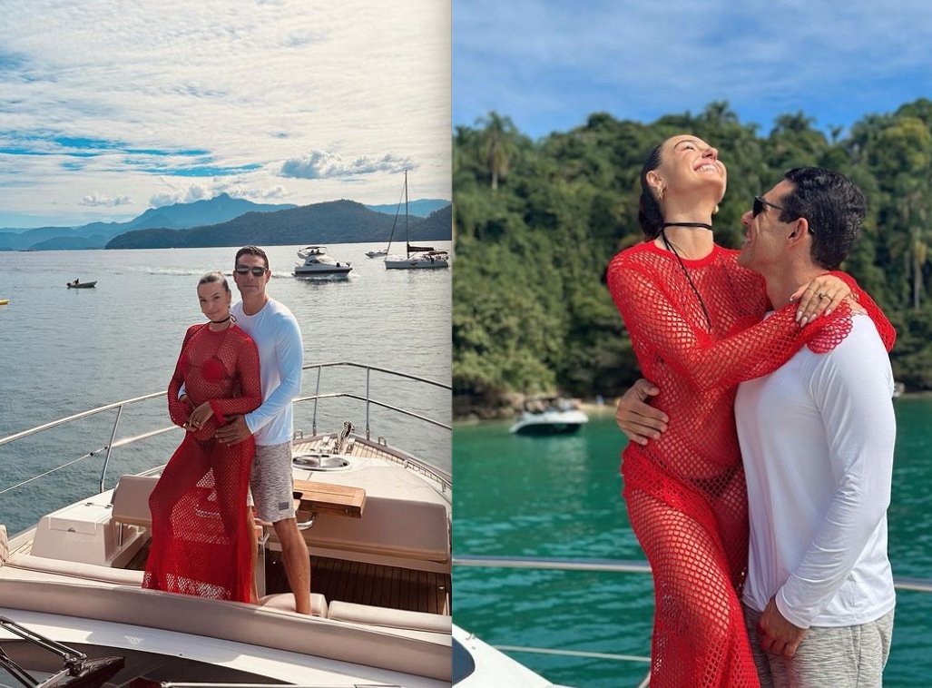 Isis Valverde comemora aniversário de Marcus Buaiz com declaração e fotos românticas: 'meu amor'