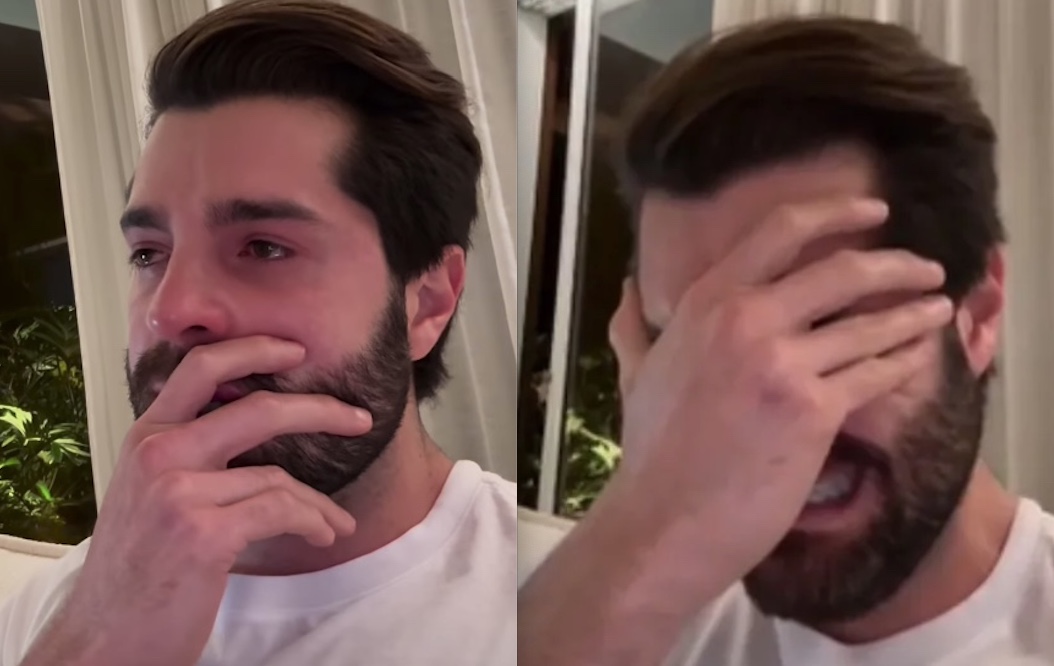 Alok chora ao falar como descobriu que o pai estava em Israel: ‘tenho pouco convívio'