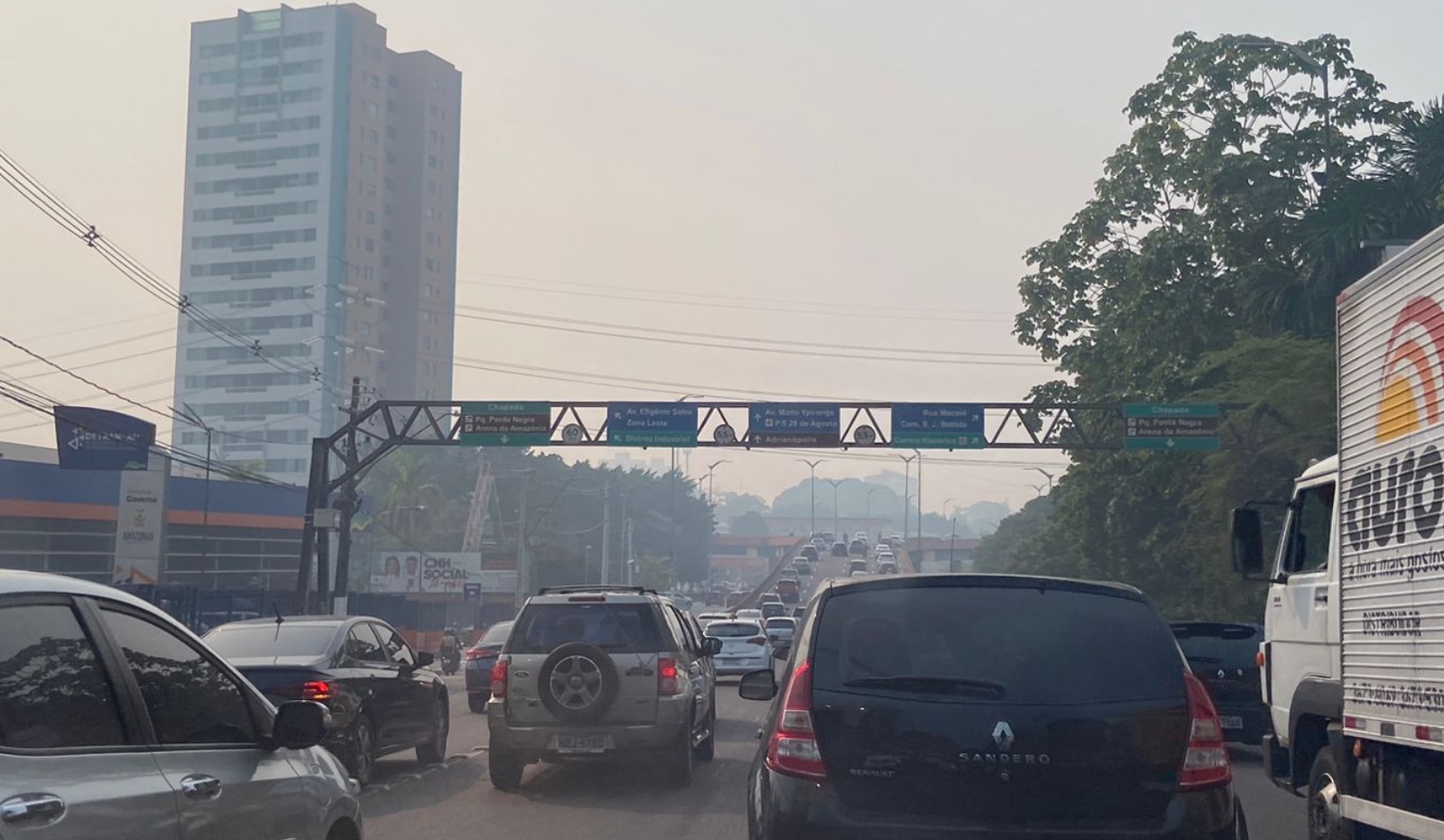 Classificada como perigosa à saúde, qualidade do ar em Manaus é uma das piores do mundo nesta quarta