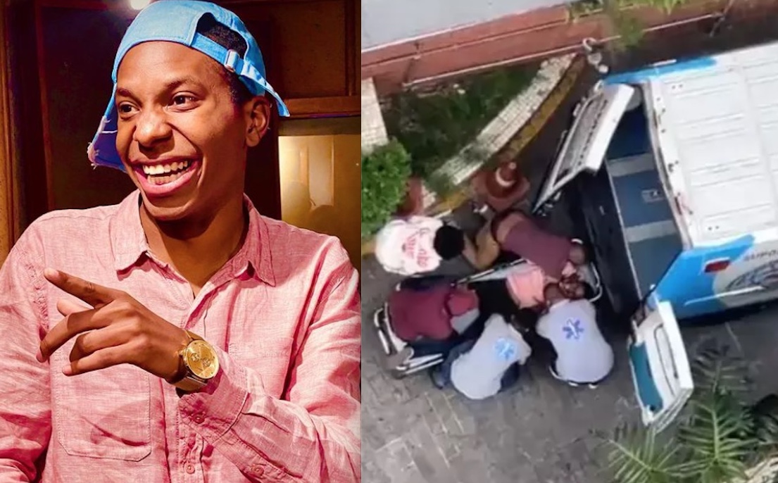 Lucas Penteado tem crise e é levado de ambulância; vídeo preocupa fãs