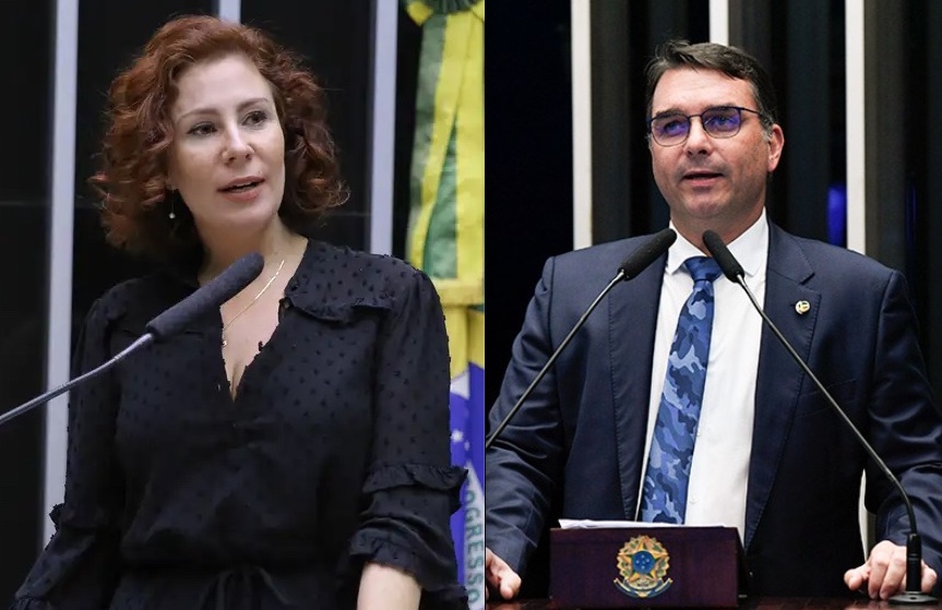 Moraes multa Carla Zambelli e Flávio Bolsonaro por associar Lula ao satanismo