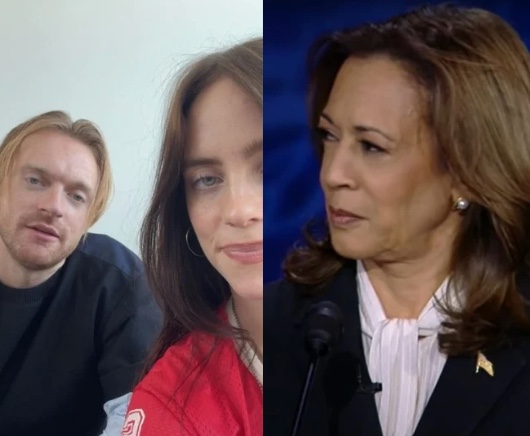 Billie Eilish declara apoio a Kamala Harris e incentiva fãs a votarem nos EUA