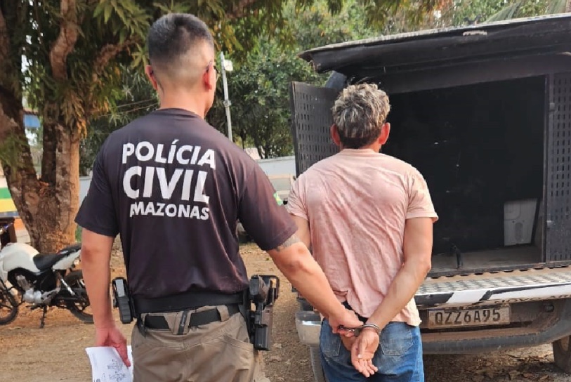 Homem é preso por matar padrasto a tiros após mãe ser agredida no Amazonas
