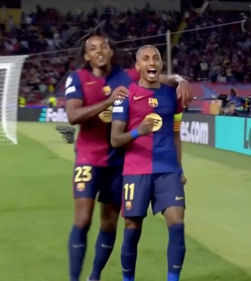 Raphinha valoriza bom início de temporada no Barcelona e destaca versatilidade na Seleção