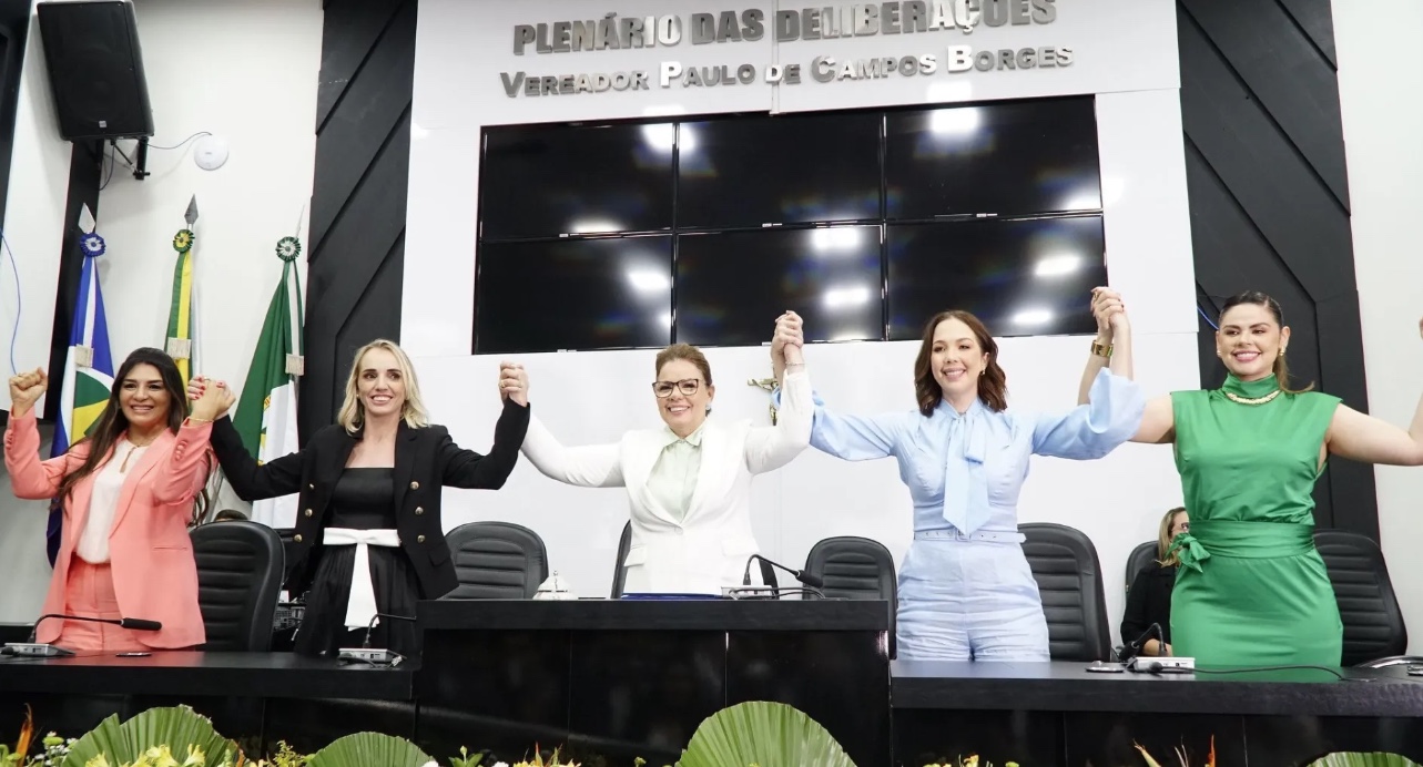 Câmara de Cuiabá elege mesa diretora 100% feminina pela 1ª vez na história do Brasil