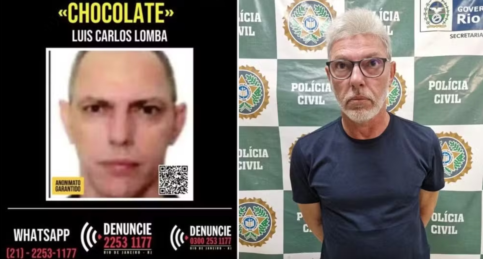 Chefe do tráfico da Maré, ‘Chocolate’ é preso em clínica onde fez harmonização facial