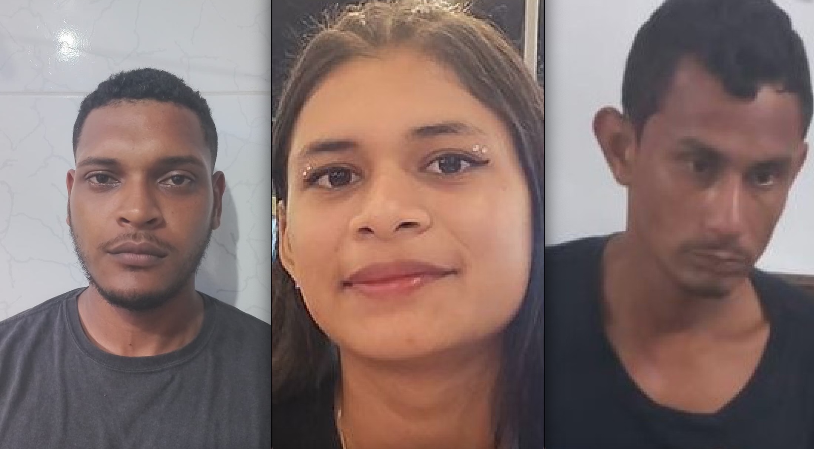 Polícia divulga imagem de adolescente e dois homens que desapareceram em Manaus