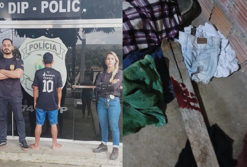 Marido é preso por dar pauladas na esposa e deixá-la desacordada no Amazonas