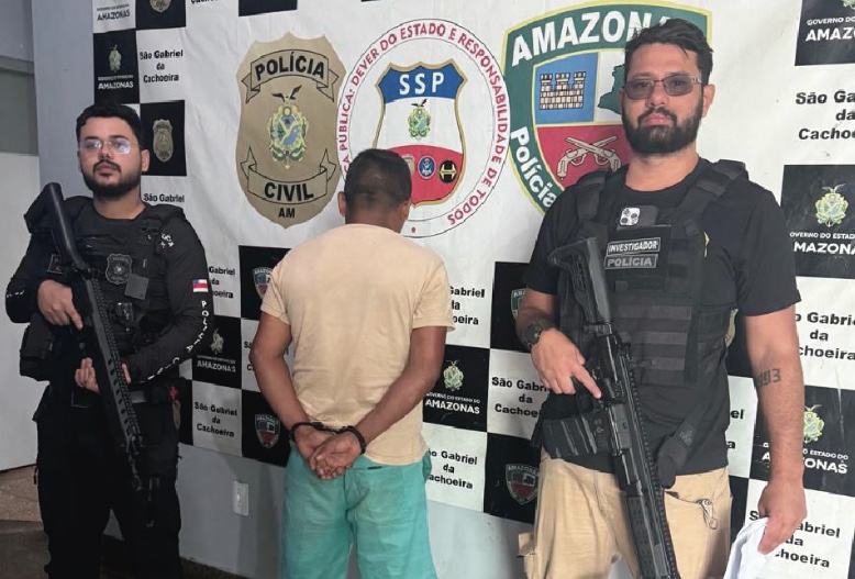 Homem é preso no Amazonas por atirar em casal e filho de 2 anos após discussão