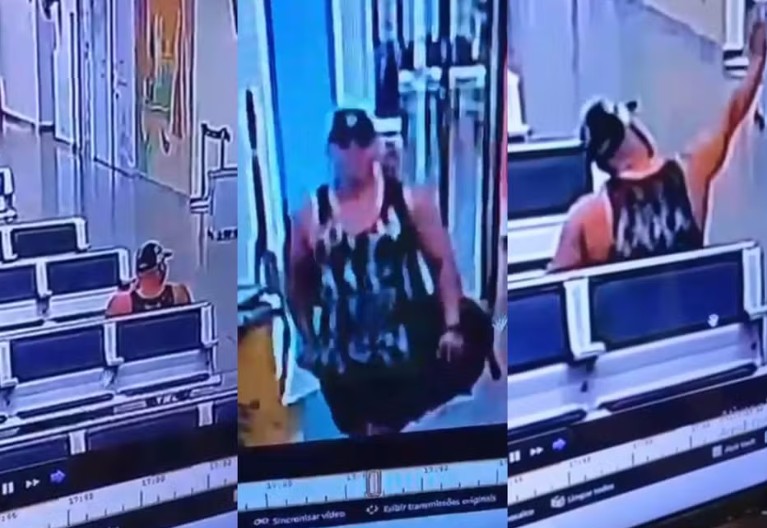 Influenciador abandona bomba falsa e causa pânico no aeroporto de Porto Velho