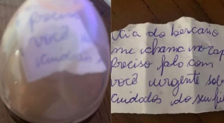 Funcionária usa bilhete escondido em mamadeira para denunciar maus-tratos a criança em SP