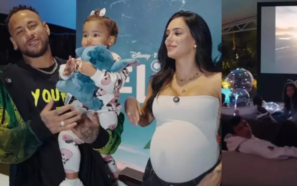 Cinema de luxo em casa? Disney cria noite mágica para Neymar e Bruna Biancardi