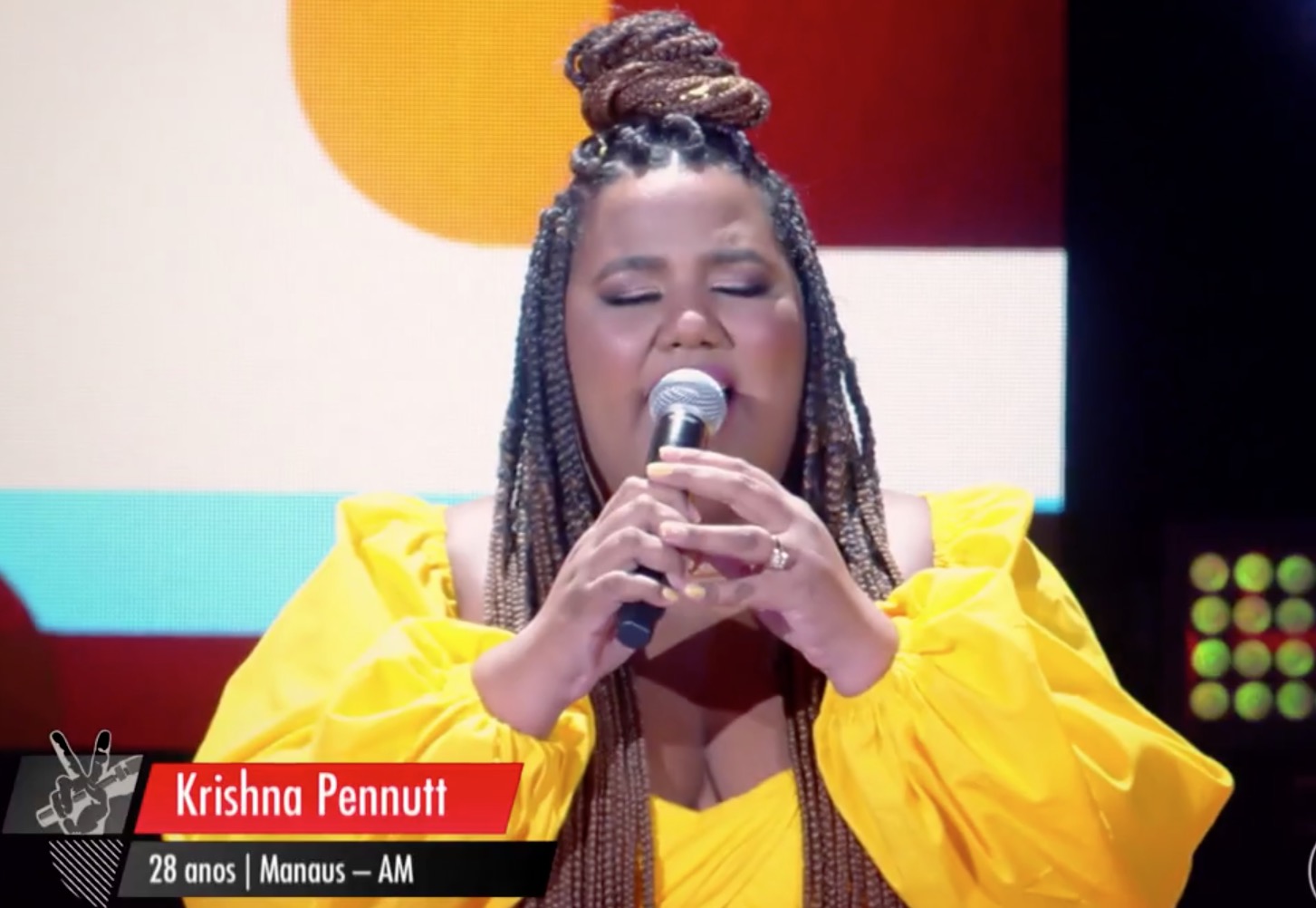 Manauara Krishna Penutt é disputada por jurados do The Voice Brasil: 'Voz poderosíssima'