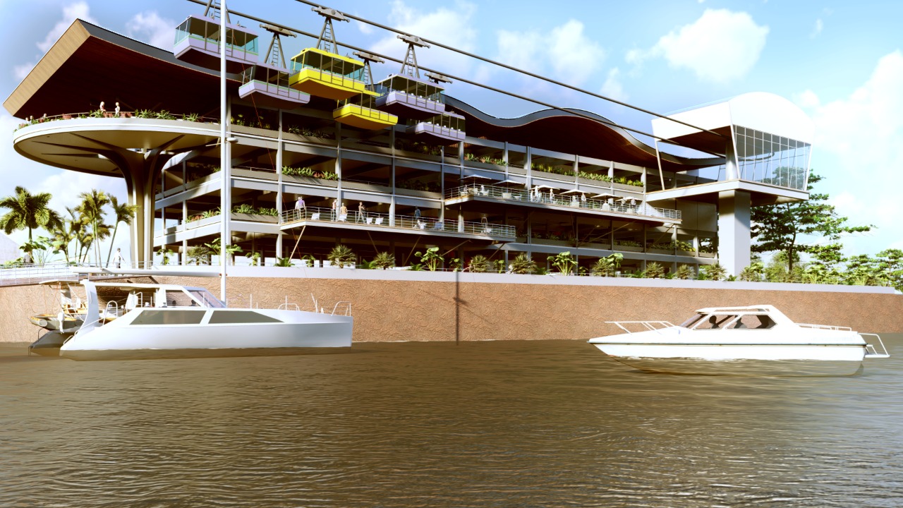 Projeto prevê criar teleférico em Manaus que ligará Centro até orla do São Raimundo