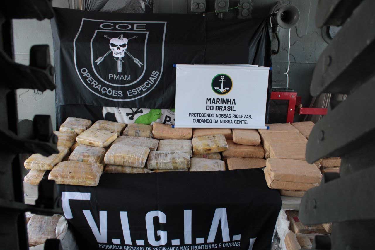 Homem é preso com mais de 200 Kg de drogas avaliados em R$ 3,4 milhões no Amazonas