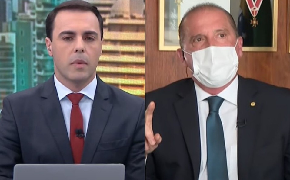 Onix Lorenzoni se irrita ao ser desmentido e bate boca com âncora da CNN