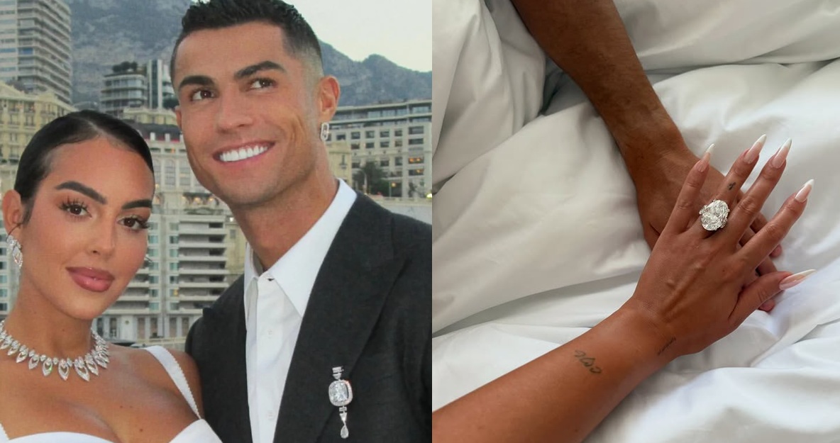 Saiba quanto custa o anel de noivado que Cristiano Ronaldo deu a Georgina Rodríguez