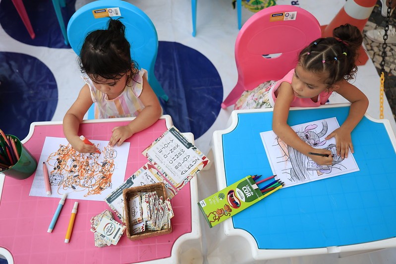 'Circuito da Alegria' leva diversão gratuita para crianças no Largo de São Sebastião