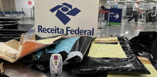 Mãe e filha são presas com drogas avaliadas em R$ 4,2 milhões em aeroporto
