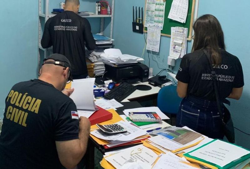 Gaeco realiza operação contra servidores da Educação de Manacapuru por desvio de recursos