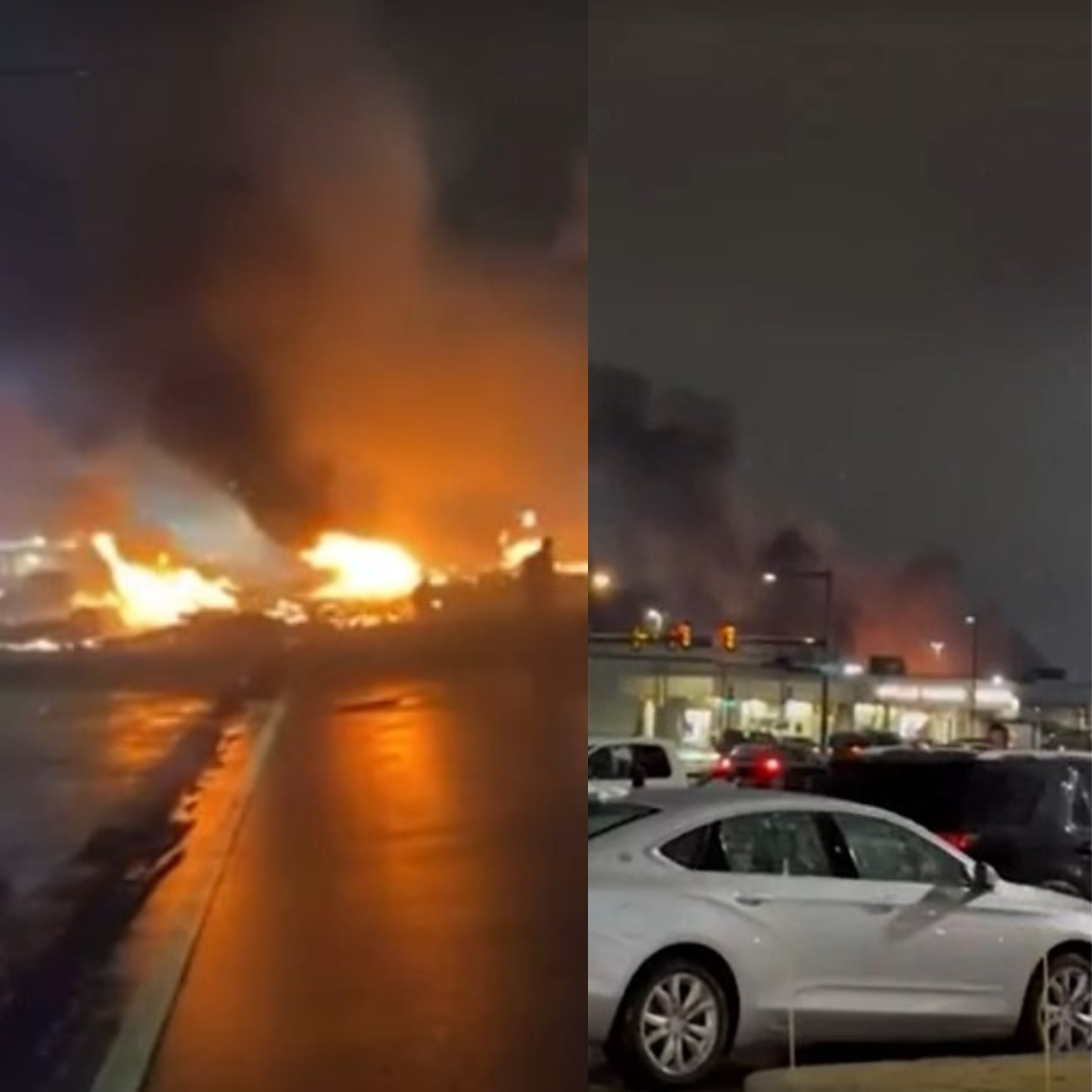 Avião que explodiu próximo a shopping nos EUA estava com criança e outras 5 pessoas a bordo