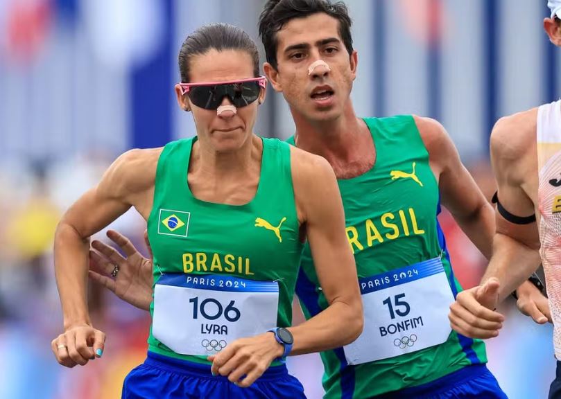 Brasil deixa marcha atlética sem medalha no revezamento misto em Paris