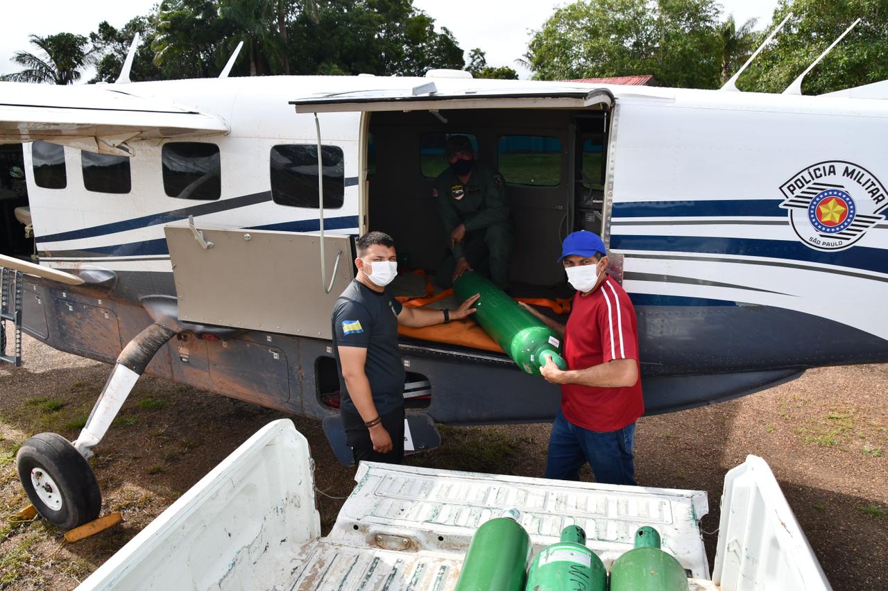 Novo Aripuanã recebe 19 cilindros de oxigênio