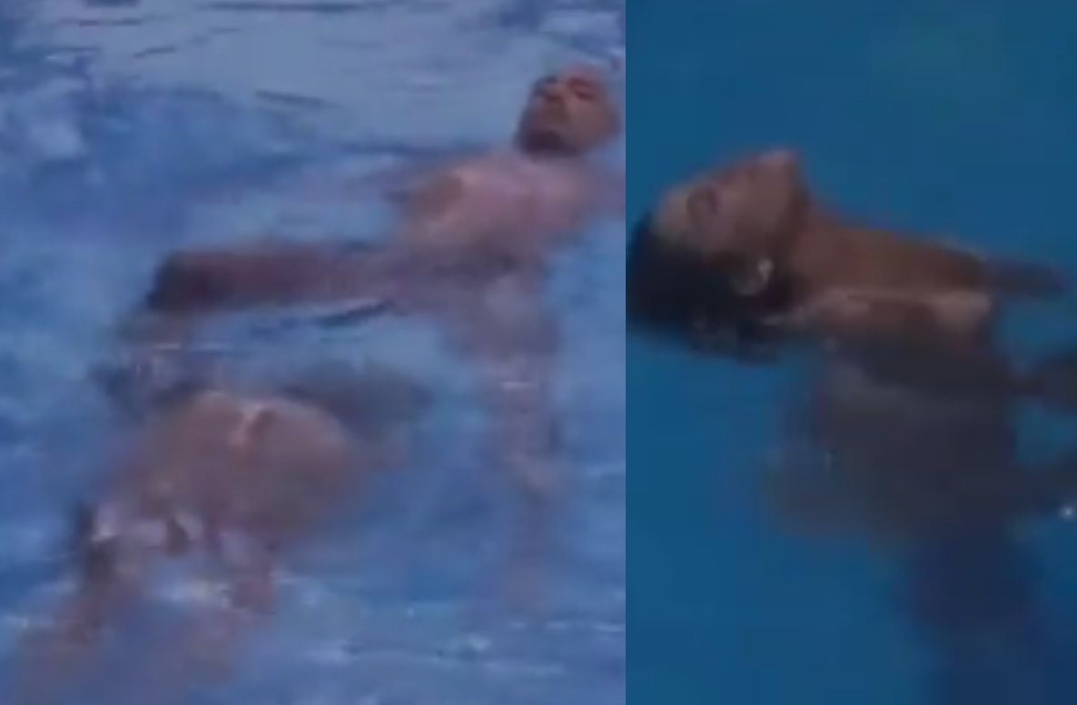 Vídeo: Sthe e Dynho trocam 'carícias' indiscretas na piscina: ‘três vezes. não tenho mais família'