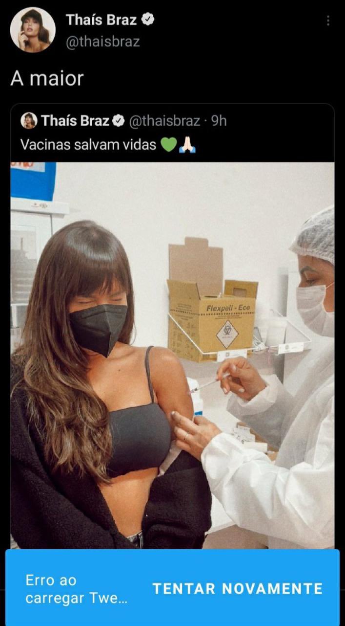 Ex-BBB Thaís desabafa após virar piada ao responder o próprio post se elogiando