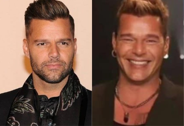 Harmonização facial? Ricky Martin surge irreconhecível, deixa Marcos Mion chocado e se pronuncia