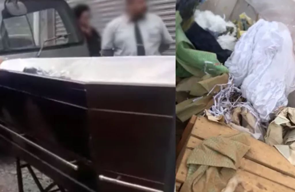 Mãe encontra lixo dentro de caixão de jovem que morreu por falta de leito para obeso 