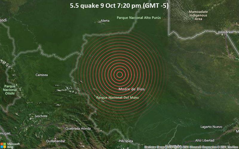 Terremoto no Peru causa tremor em estados do Norte do Brasil