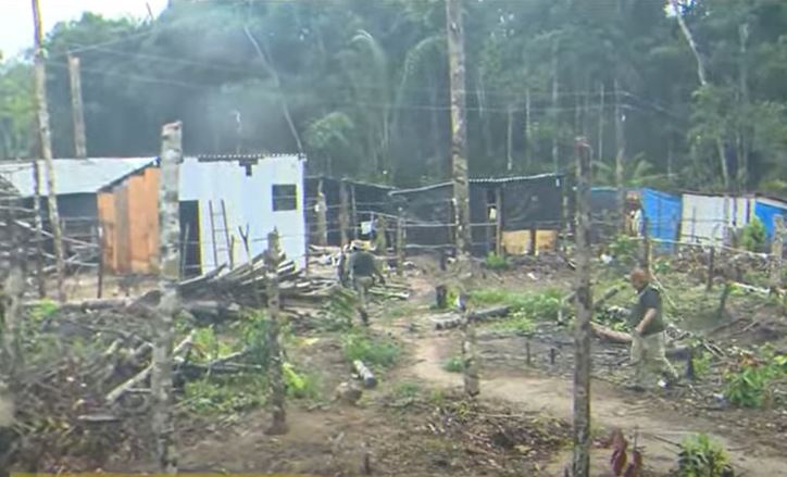 Operação retira mais de 300 barracos de área invadida na Reserva Adolpho Ducke em Manaus 