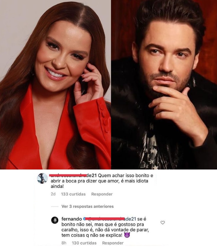 Fernando Zor confirma volta com Maiara: ‘é gostoso pra c******’