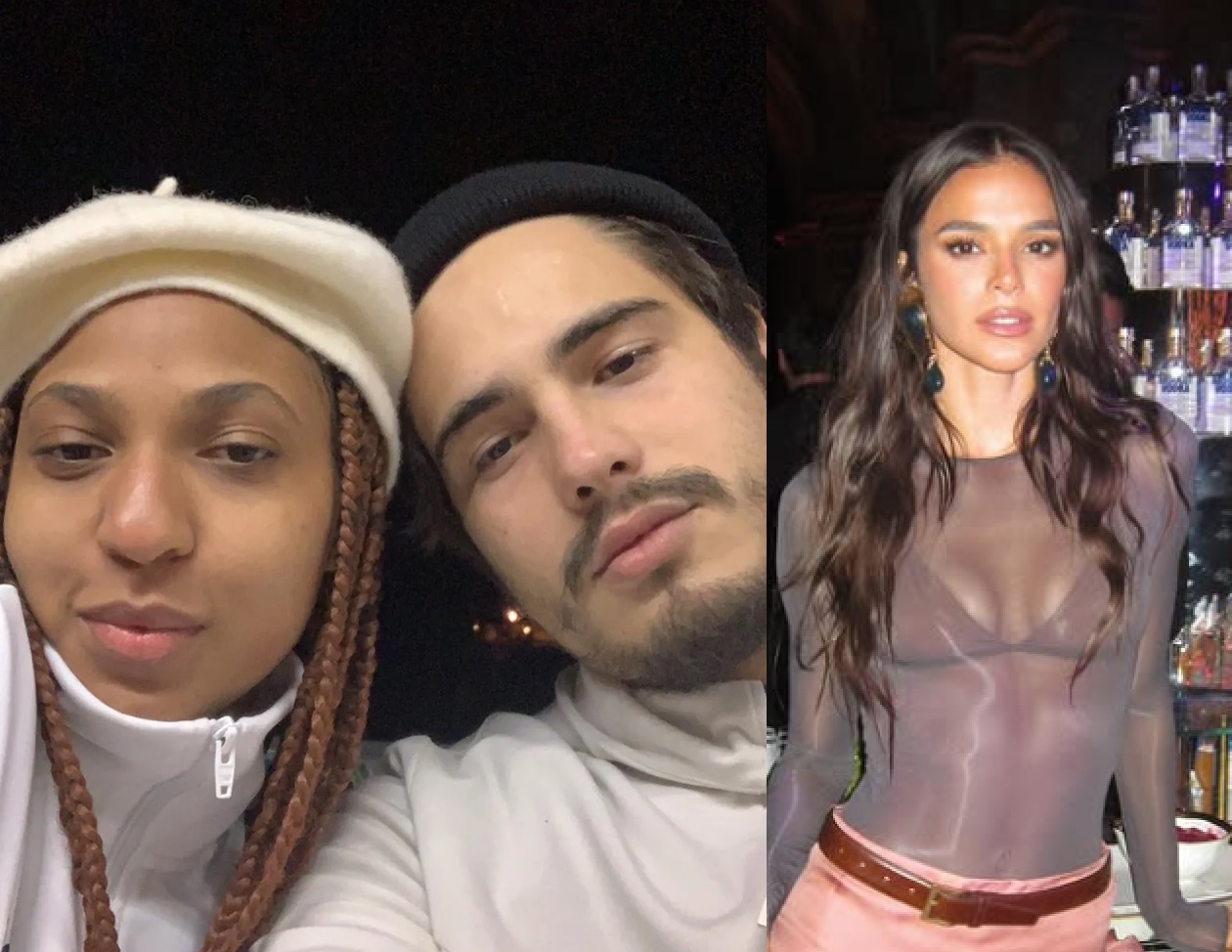 Danilo Mesquita leva unfollow da ex, filha de Mano Brown, após affair com Bruna Marquezine