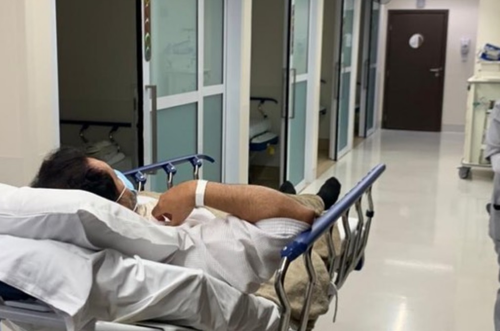 Geraldo Luís tem mal-estar com dor no peito e é levado a hospital