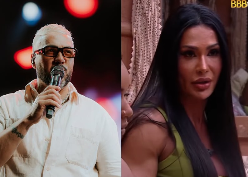 Belo declara apoio a Gracyanne no BBB25 e nega traição: 'caminhos diferentes sob o mesmo teto'