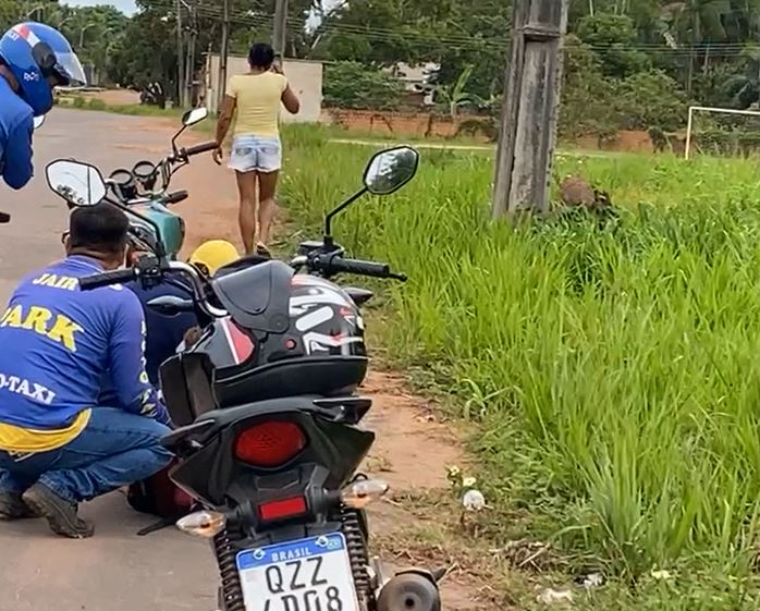 Servidora de hospital fica ferida em acidente com moto no Amazonas
