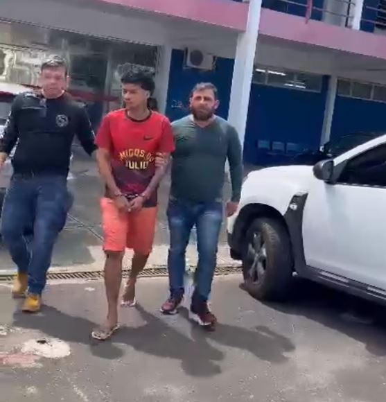 "Beijinho" é preso suspeito de roubar motorista de app e matar homem em Manaus
