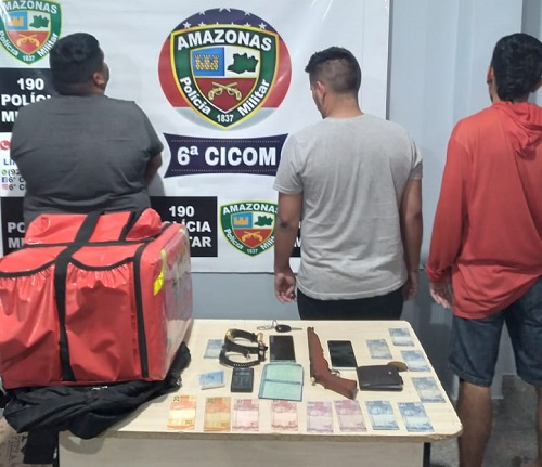 Armado, motorista de app é preso suspeito de fazer arrastão em Manaus