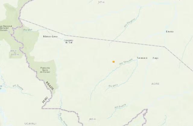 Acre volta a registrar terremoto