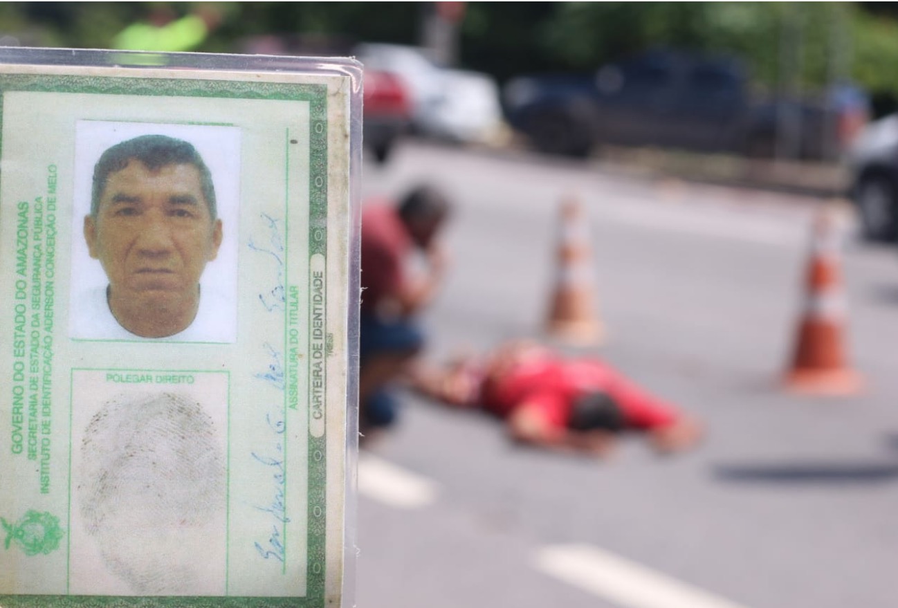 Idoso morto na Avenida das Torres estava indo levar peixe para filha 