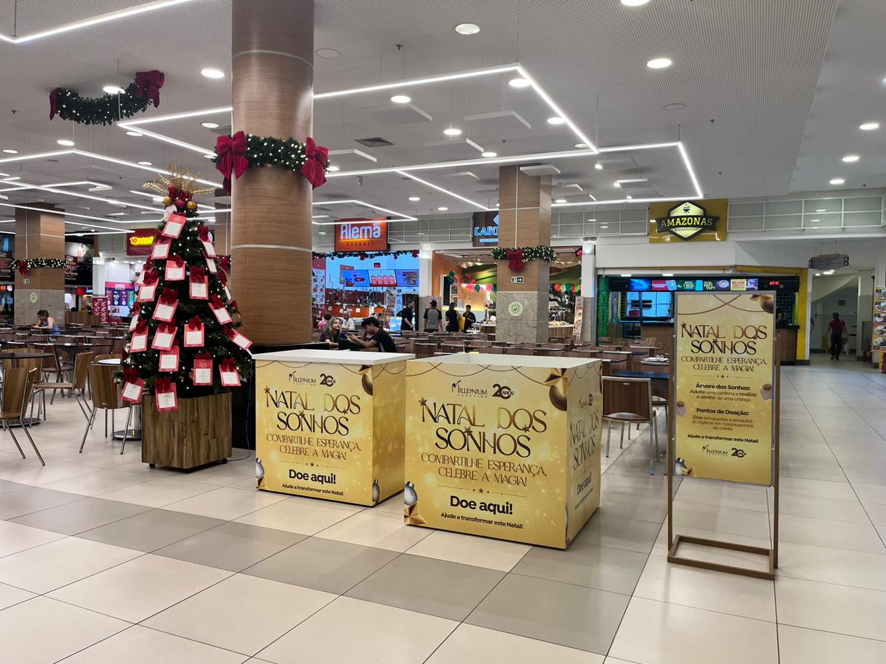 Natal do Sonhos em Manaus incentiva público a realizar desejos de crianças e idosos