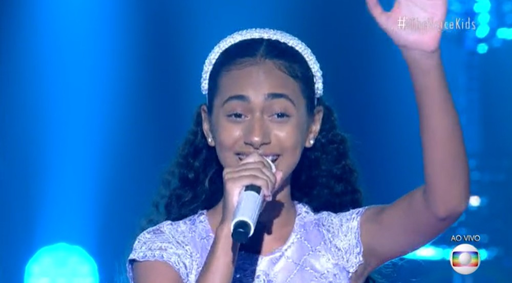 Amazonense Izabelle Ribeiro abre ‘The Voice Kids’ neste domingo; reveja a apresentação