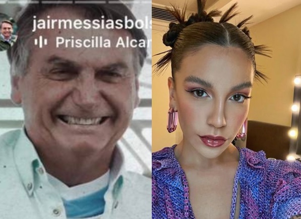Bolsonaro compartilha música de Priscilla Alcantara e cantora reage: ‘nunca mais'