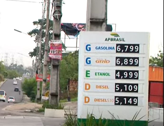 Preços dos combustíveis disparam nos postos de Manaus; Confira novos valores